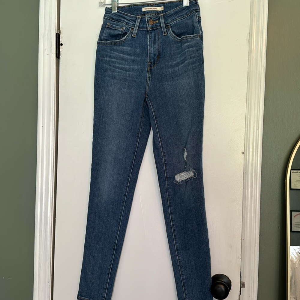 Levi’s skinny high rise jeans